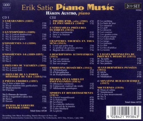 Satie: Piano Music - Sarabandes, Gymnopédies, Gnossiennes, Nocturnes - slide-1