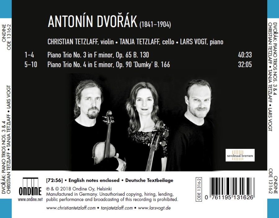 Dvorak: Piano Trios Nos. 3 & 4 ‘Dumky’ - slide-1