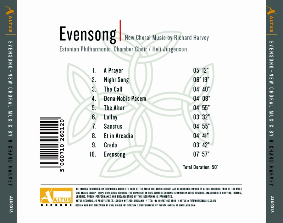 Harvey: Evensong - slide-1
