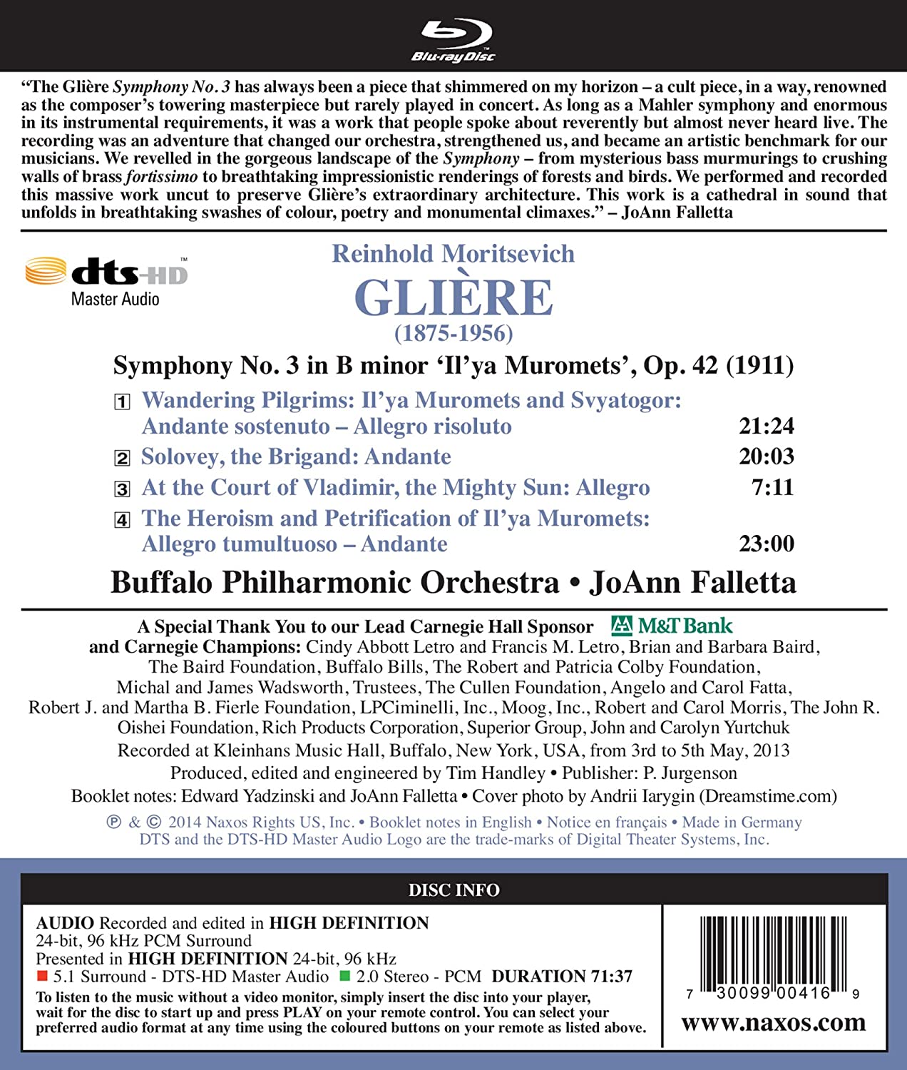GLIERE: Symphony No. 3 - slide-1