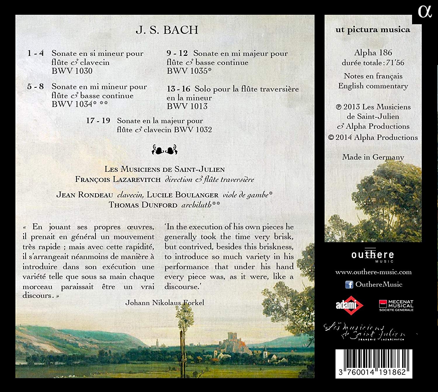 Bach: Sonates & Solo pour la flute traversiere - slide-1