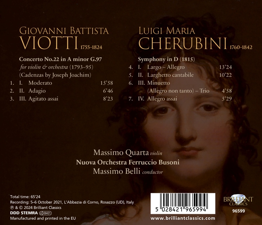Viotti: Violin Concerto No. 22; Cherubini: Symphony in D - slide-1