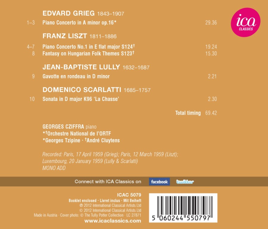 Grieg: Piano Concerto, Franz Liszt: Piano Concerto No. 1 & Fantasy - slide-1