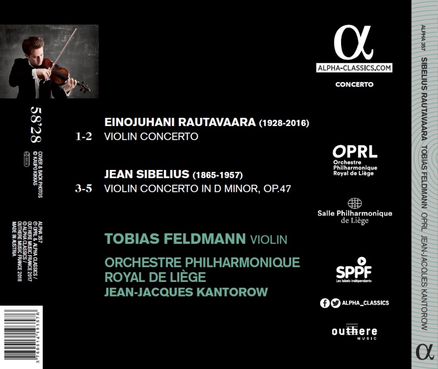 Sibelius & Rautavaara: Violin Concertos - slide-1