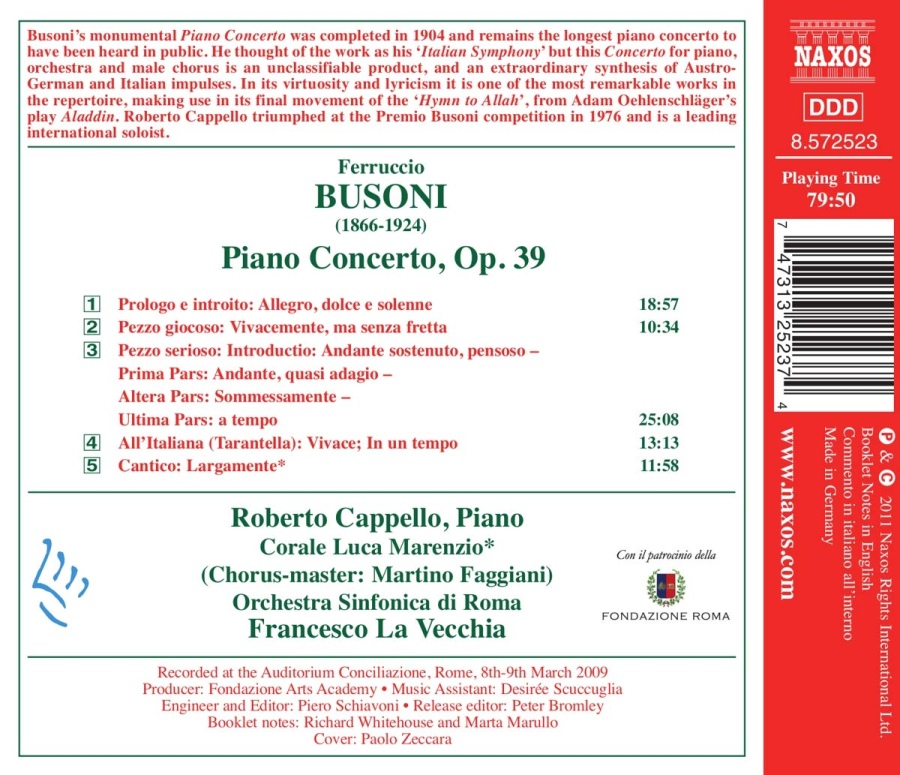 Busoni: Piano Concerto - slide-1