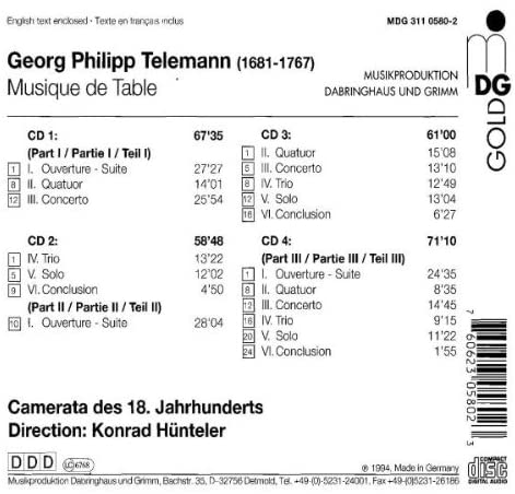 Telemann: Musique de Table - slide-1