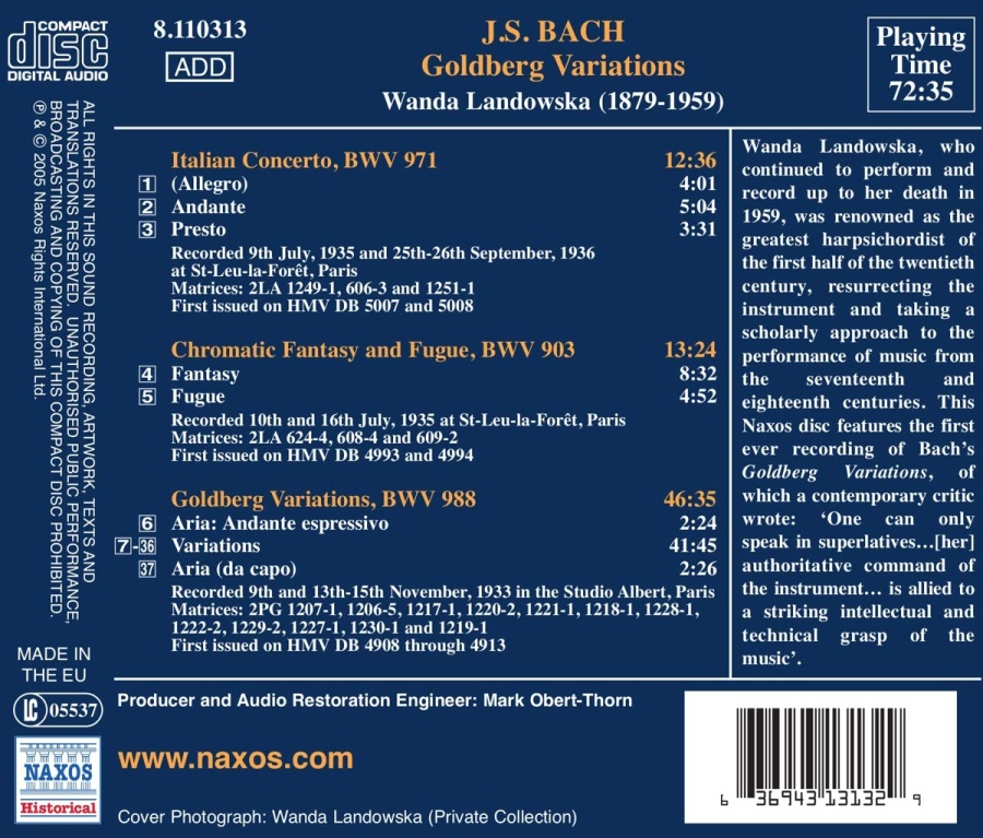 Bach: Goldberg Variations, Italian Concerto - slide-1