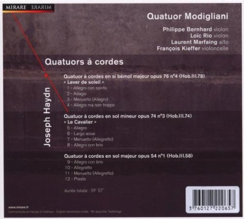 Haydn: Quatours a cordes - slide-1
