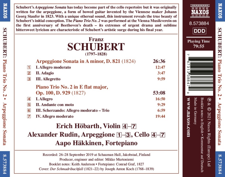 Schubert: Piano Trio No. 2; Arpeggione Sonata - slide-1