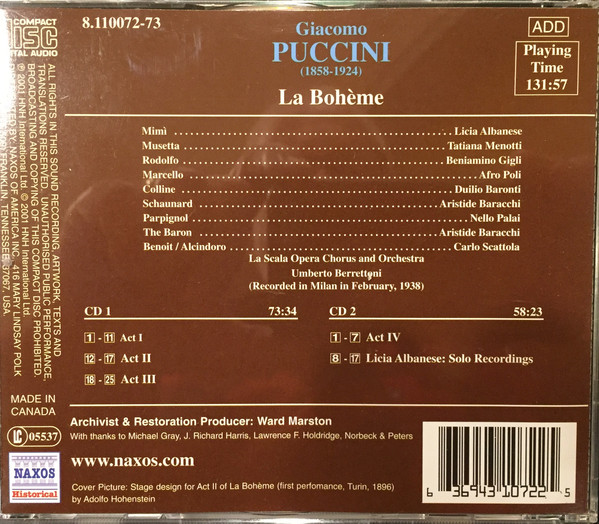 PUCCINI: La Boheme - slide-1