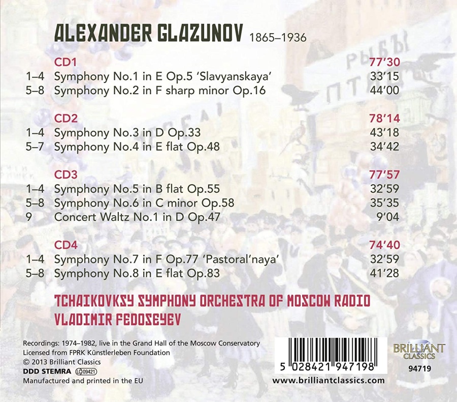 Glazunov: Complete Symphonies - slide-1