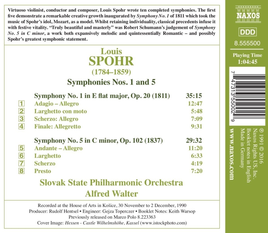Spohr: Symphonies Nos. 1 & 5 - slide-1
