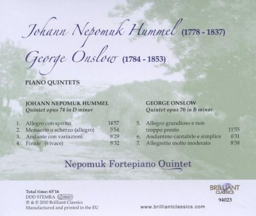 Hummel & Onslow: Piano Quintets - slide-1