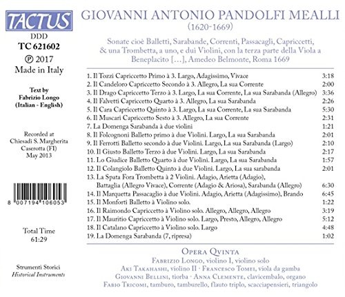 Pandolfi : Sonate, Roma 1669 - slide-1