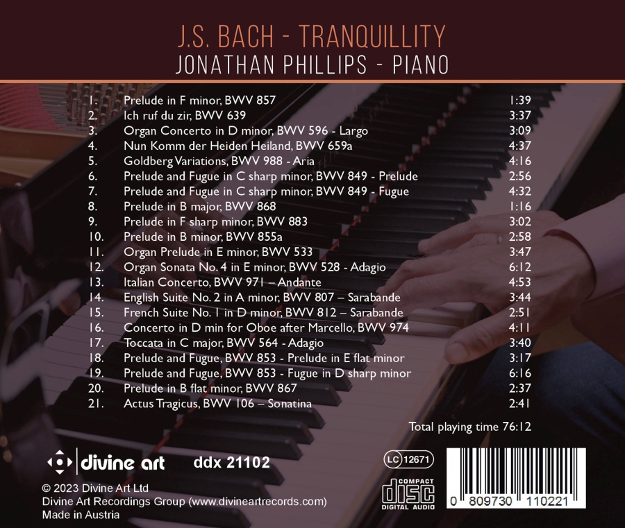 Bach: Tranquillity - slide-1