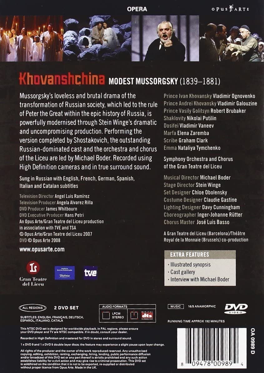 Mussorgsky;  Khovanshchina - slide-1
