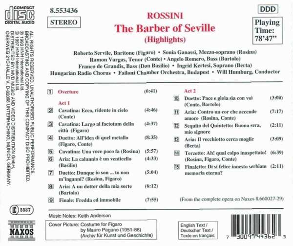 ROSSINI: The Barber of Seville (Highlights) - slide-1
