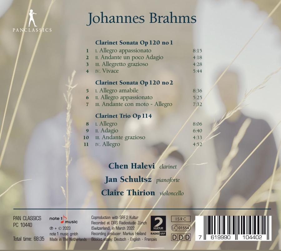 Brahms: Clarinet Sonatas Op. 120, Clarinet Trio Op. 114 - slide-1