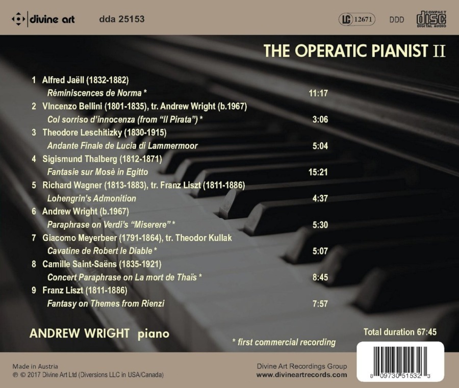 The Operatic Pianist vol. II - piano transcriptions - slide-1