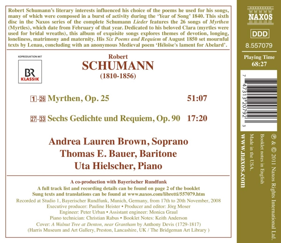 Schumann: Lieder Edition 6 - Myrthen, Sechs Gedichte und Requiem - slide-1