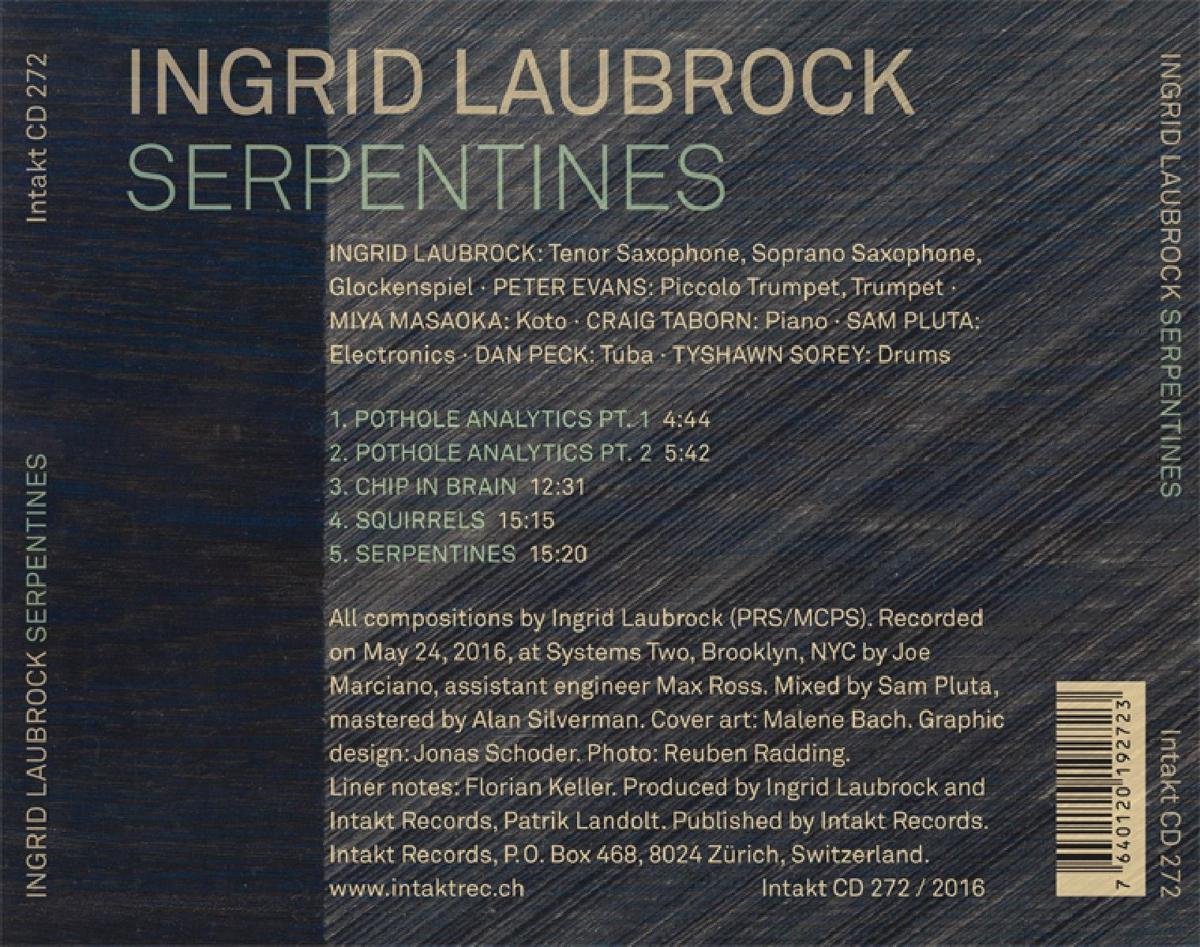 Ingrid Laubrock Septet: Serpentines - slide-1