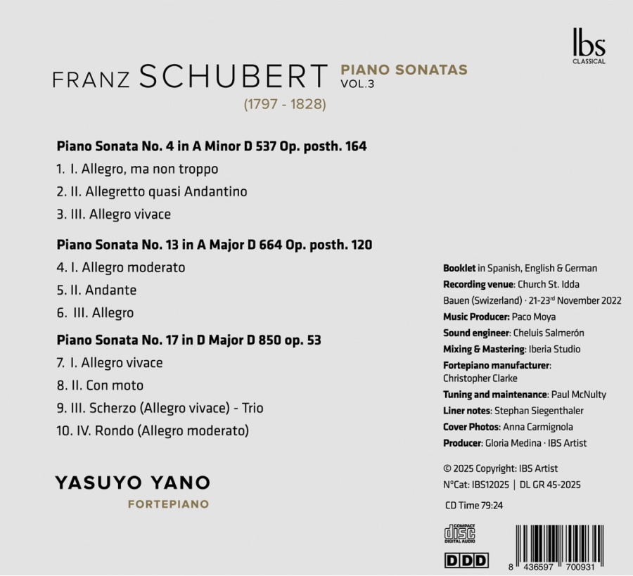 Schubert: Piano Sonatas Vol. 3 - slide-1