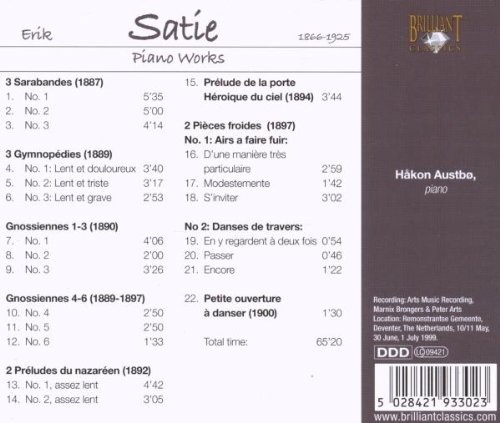 Satie: Gymnopédies; Gnossiennes - slide-1