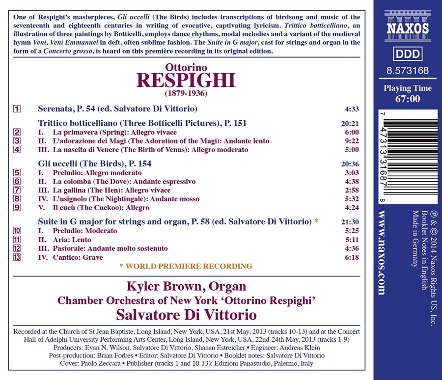 Respighi: Gli uccelli Trittico botticelliano Suite - slide-1