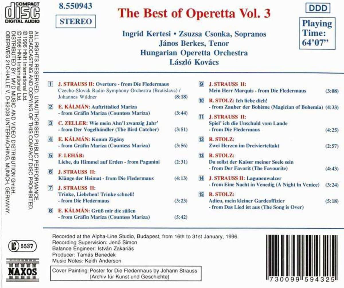 THE BEST OF OPERETTA vol.3 - slide-1
