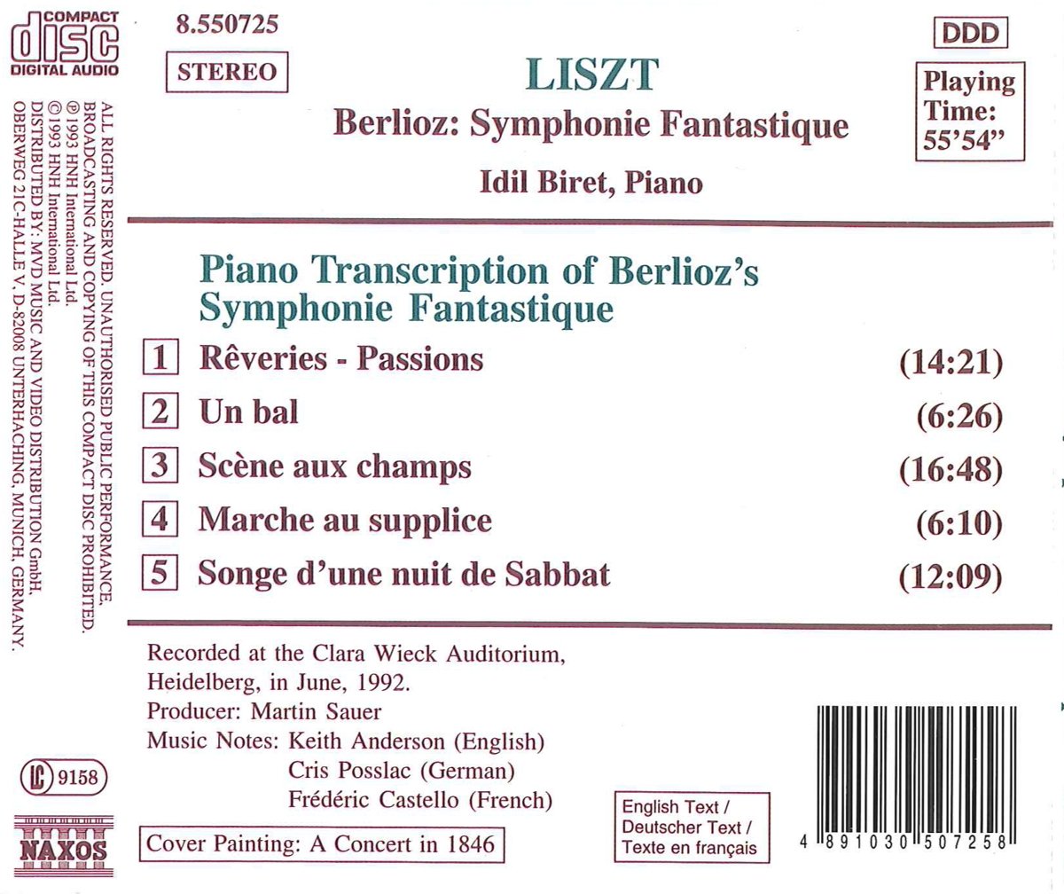 LISZT: Berlioz Symphonie Fantastique (Transcription) - slide-1