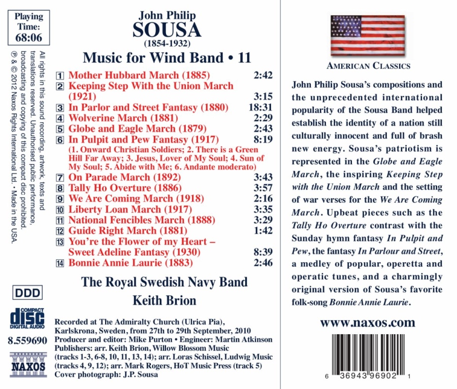Sousa: Music for Wind Band Vol. 11 - slide-1