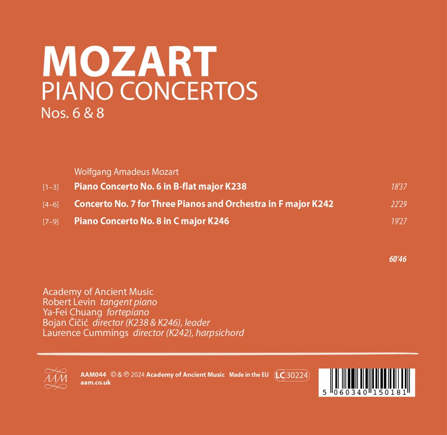 Mozart: Piano Concertos Nos. 6, 7 & 8 - slide-1