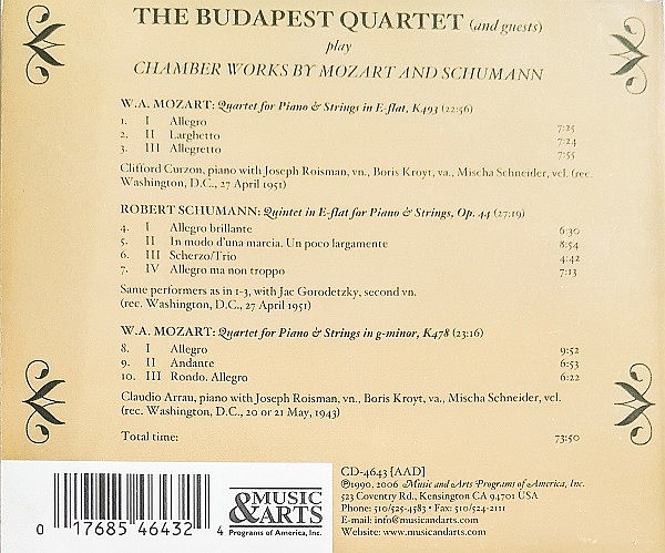 Mozart: Piano Quartet / Schumann: Piano Quintet - slide-1