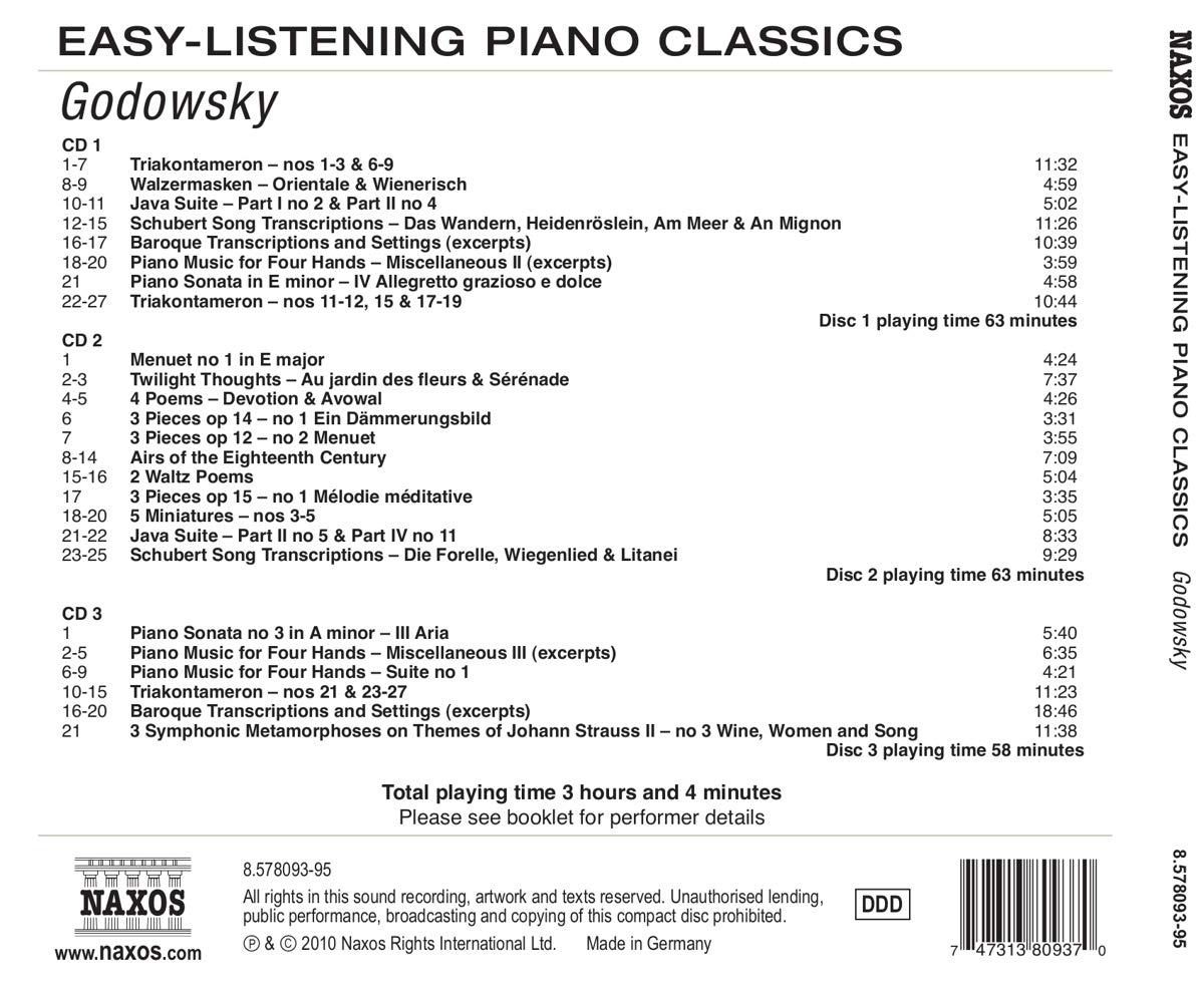 EASY-LISTENING PIANO CLASSICS - GODOWSKY - slide-1