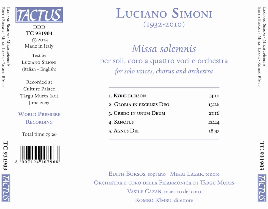 Simoni: Missa Solemnis - slide-1