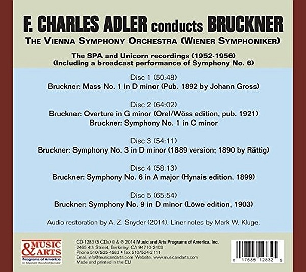 F. Charles Adler Conducts Bruckner - slide-1