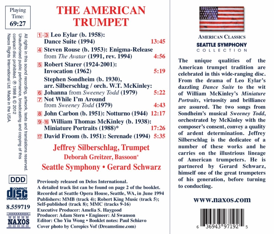 The American Trumpet - Eylar, Rouse, Starer, Sondheim, Carbon, McKinley, - slide-1