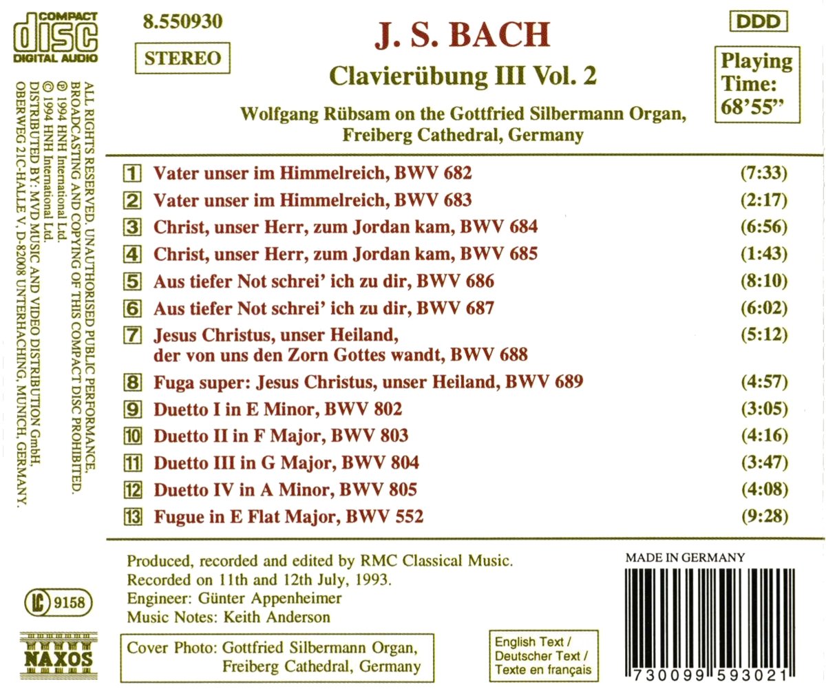 BACH: Clavierubung III vol. 2 - slide-1