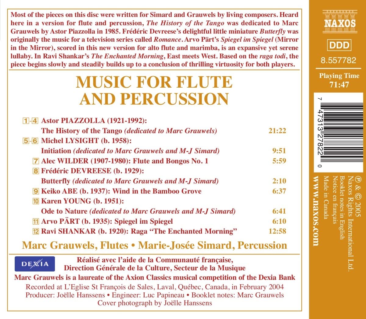 MUSIC FOR FLUTE AND PERCUSSION - slide-1