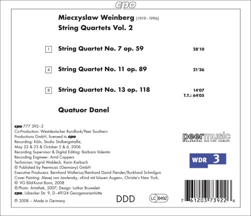 Weinberg: String Quartets Vol. 2: Quartets Nos. 7, 11 - slide-1