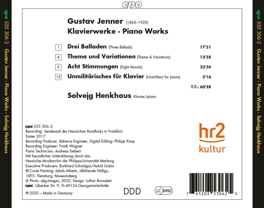 Jenner: Piano Works - slide-1