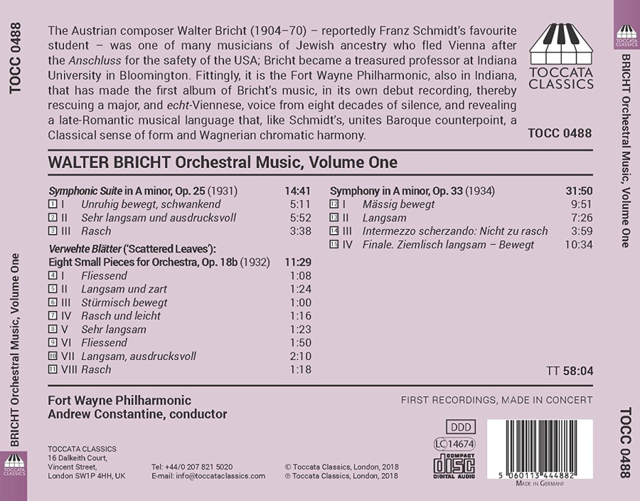 Bricht: Orchestral Music Vol. 1 - slide-1