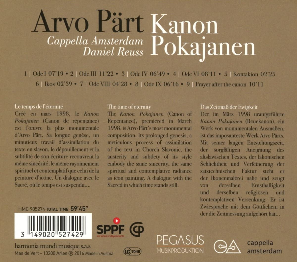 Pärt: Kanon Pokajanen - slide-1