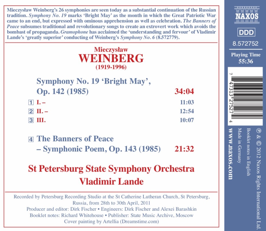 WEINBERG: Symphony No. 19 "Bright May", The Banners of Peace - slide-1