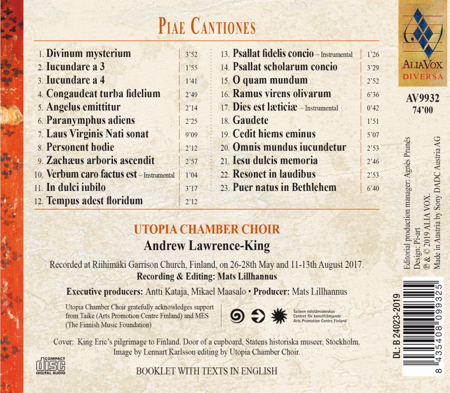 Piae Cantiones - slide-1