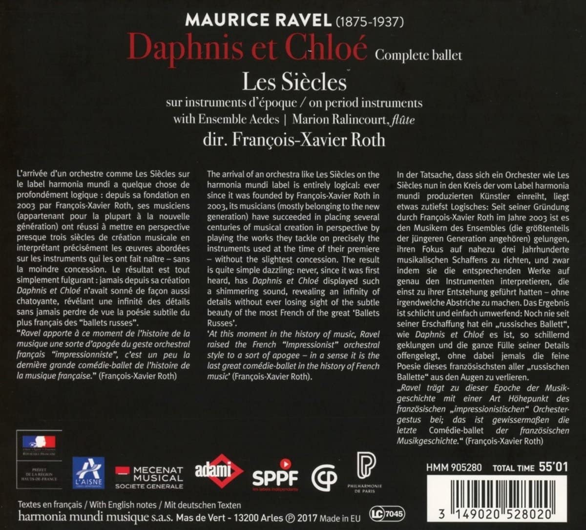 Ravel: Daphnis & Chloé, complete ballet - slide-1