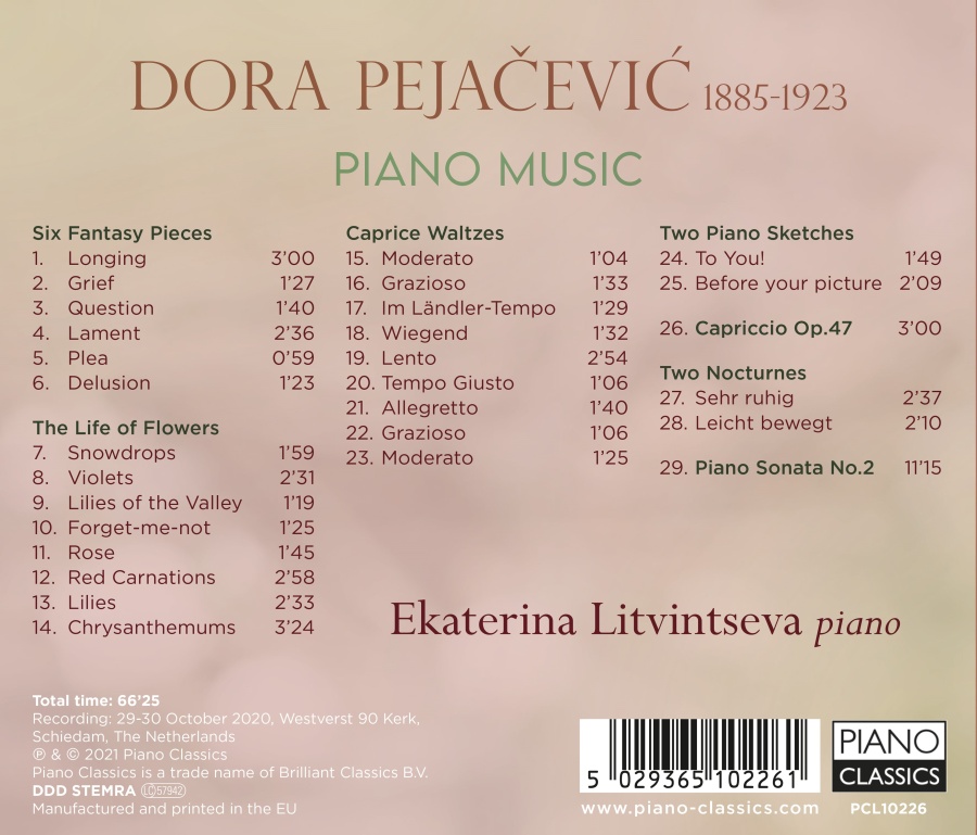 Pejačević: Piano Music - slide-1