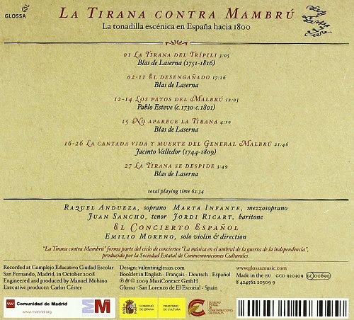 La Tirana contra Mambrú - La Tonadilla and popular musical comedies in Spain c. 1800 - slide-1