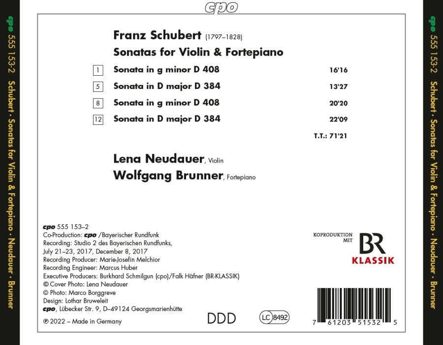 Schubert: Complete Sonatas for Violin & Fortepiano - slide-1