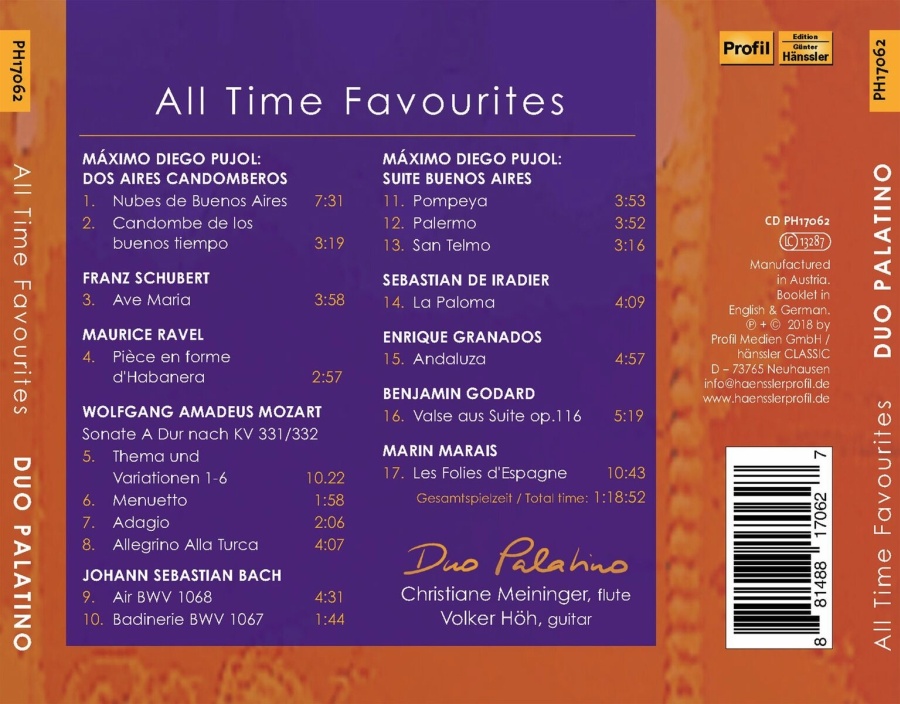 All Time Favourites - Ravel; Bach; Granados; Marais; Godard   - slide-1